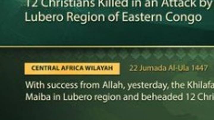 Decapitados doce cristianos en el Congo en medio de desmentidos gubernamentales sobre el genocidio en África