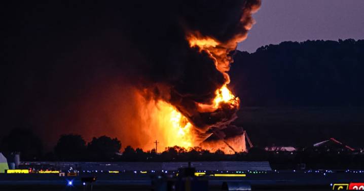 12 dead after UPS plane's engine catches fire and detaches during takeoff, officials say