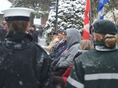 Snowy Remembrance Day ceremony radiates warmth in Cornwall