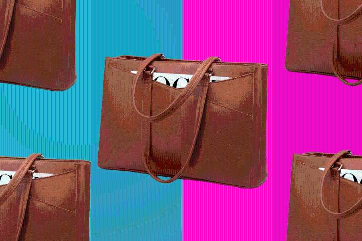 LOVEVOOK 15.6-Inch Laptop Tote Bag — Water