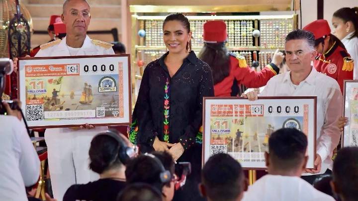 Lotería Nacional honra 200 años de la consolidación de la independencia en el mar