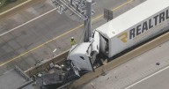 Driver injured after semi crash on Broward County turnpike