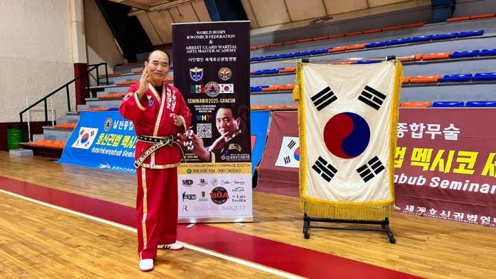 Gran Master Lin Sung Han lidera exitoso seminario de Hosin Kwonbub en Cancún