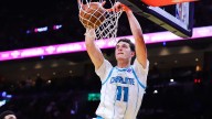 Hornets rookie Ryan Kalkbrenner shines one day after becoming a father