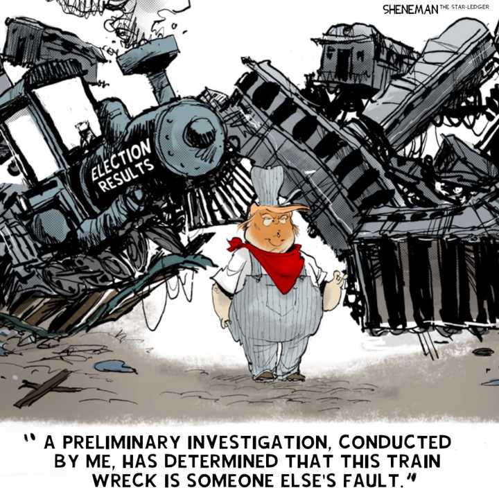 Trump’s no good, very bad Election Day