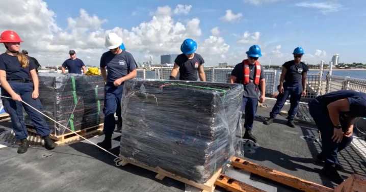 Record 500,000 pounds of cocaine seized by Coast Guard this year