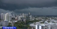 Severe thunderstorms sweep across south