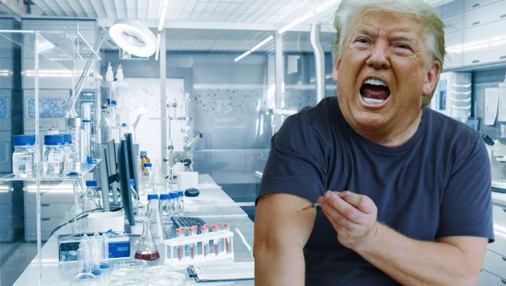 Trump Injects Self With Ebola So He Can Defeat That Next