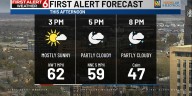 First Alert 6 Forecast: Another pleasant evening forecast