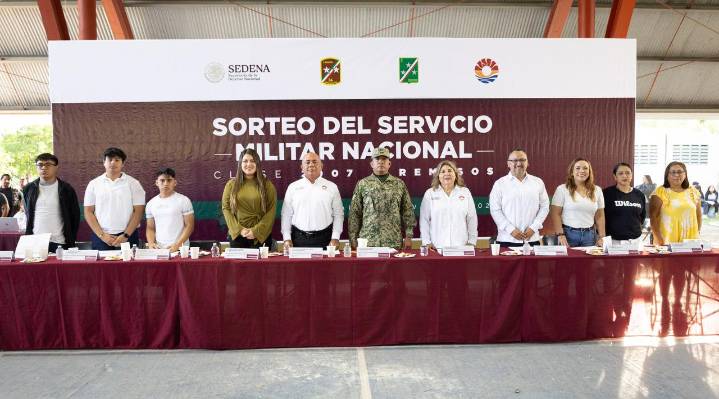 Realiza Gobierno de Benito Juárez el sorteo del Servicio Militar Nacional