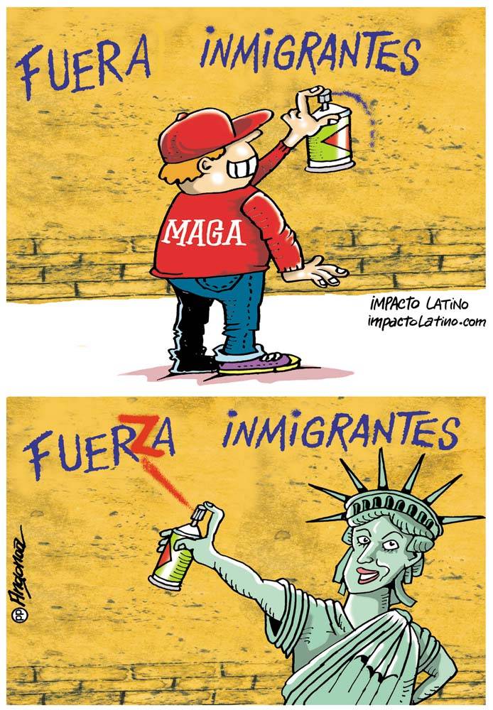 "Fuerza inmigrantes"