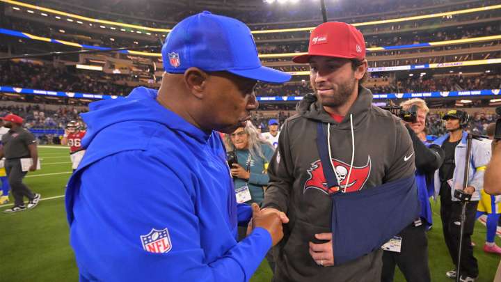 Buccaneers’ Baker Mayfield ‘trending to start’ in Week 13