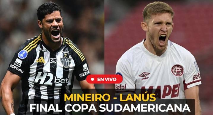Atlético Mineiro vs Lanús en vivo hoy: ver final de la Copa Sudamericana 