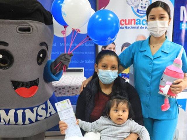 Este 24 de noviembre se inicia la tercera Jornada Nacional ‘VacunAcción’ contra el sarampión y la poliomielitis