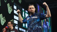 Grand Slam of Darts: Luke Humphries hits sensational nine-darter as Luke Littler progresses and Beau Greaves' hopes come to an end