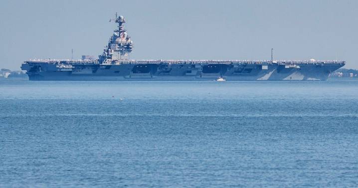 US aircraft carrier arrives in the Caribbean in major buildup near Venezuela