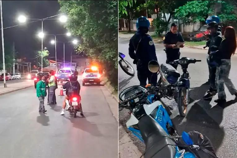 Operativo con 49 motos retenidas: "Los jóvenes realizaron maniobras peligrosas"