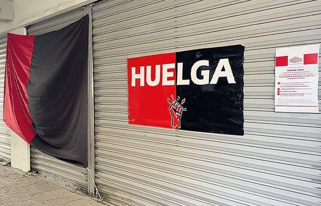 Se cumplen 35 días de huelga en Nacional Monte de Piedad