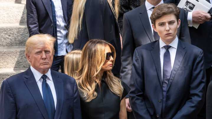Barron Trump's Towering Stature Gets A Backhanded Compliment From Brother Eric