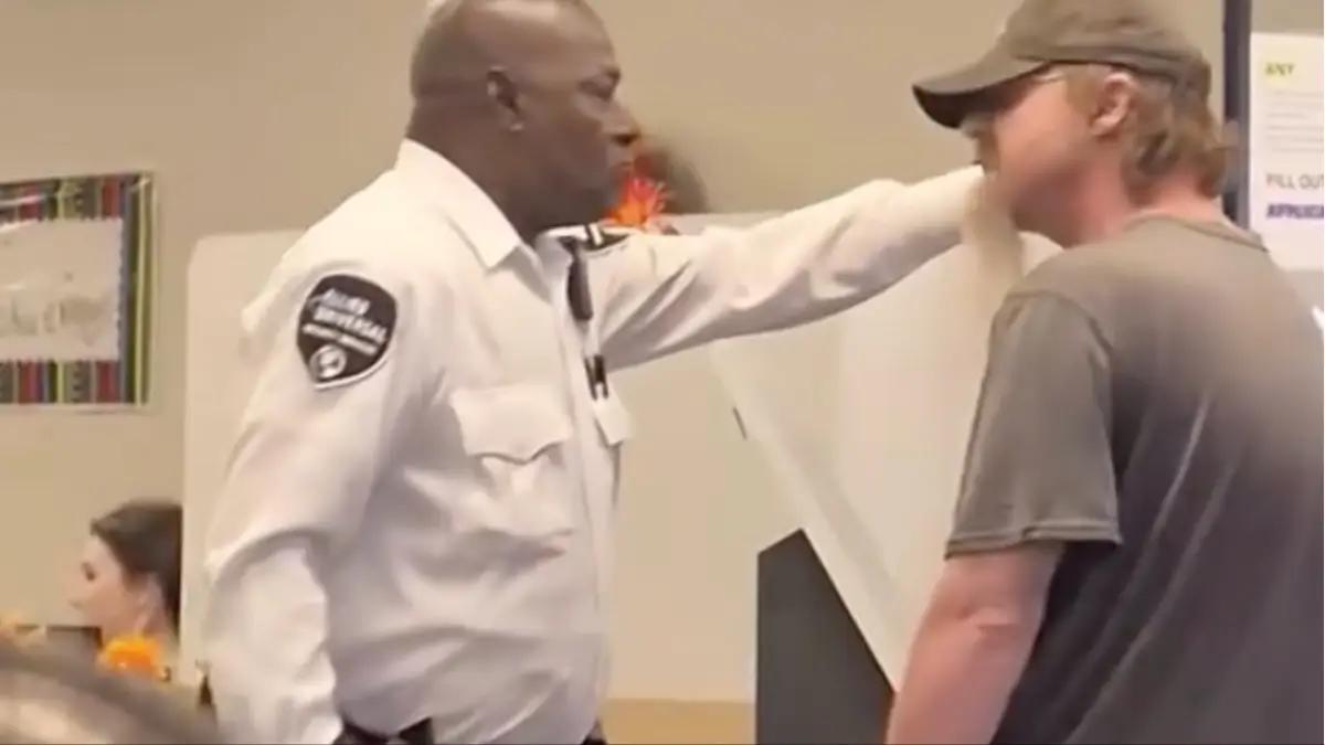 ‘He Picked the Wrong One’: Viral Video Shows White Man Challenging Black Security Guard at DMV, and Instantly Regretting It
