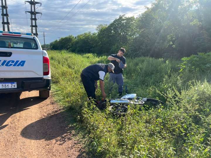 CHACO: Rápido Accionar Policial Permitió Recuperar Una Motocicleta Sustraída