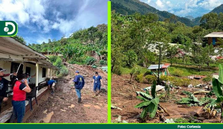 Emergencia en Pueblorrico, Antioquia: fuertes lluvias dejan tres víctimas fatales