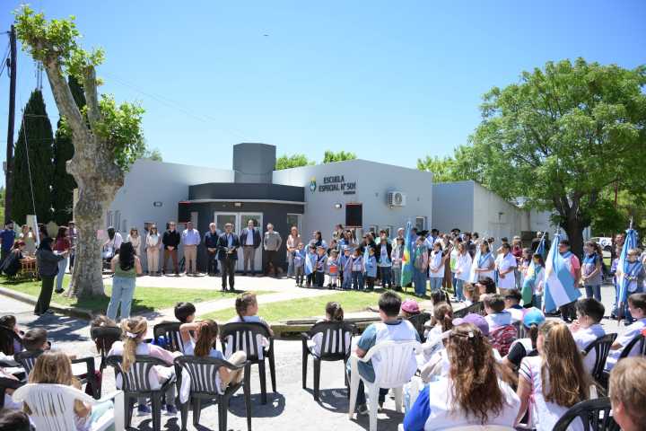 La Provincia inauguró una nueva Escuela 501, la primera en el Partido de Tordillo