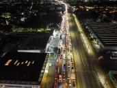 PROVOCAN INVASORES CAOS EN LA CARRETERA: Pobladores de colonia irregular San Judas Tadeo bloquean el Bulevar Playa del Carmen; exigen liberación de su líder