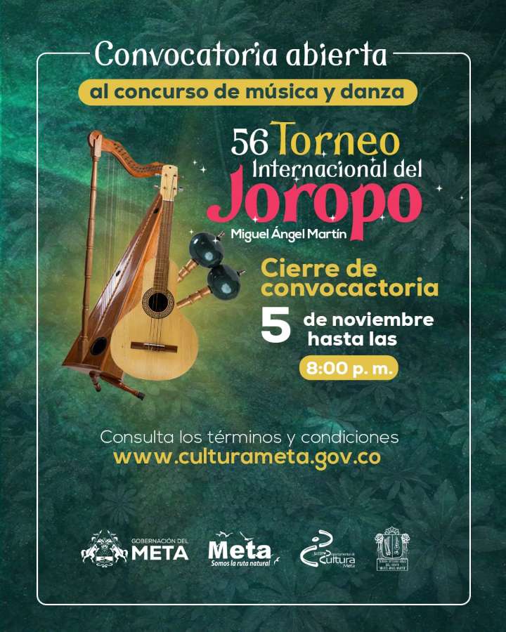 Gobernación del Meta enciende motores del 56° Torneo Internacional del Joropo