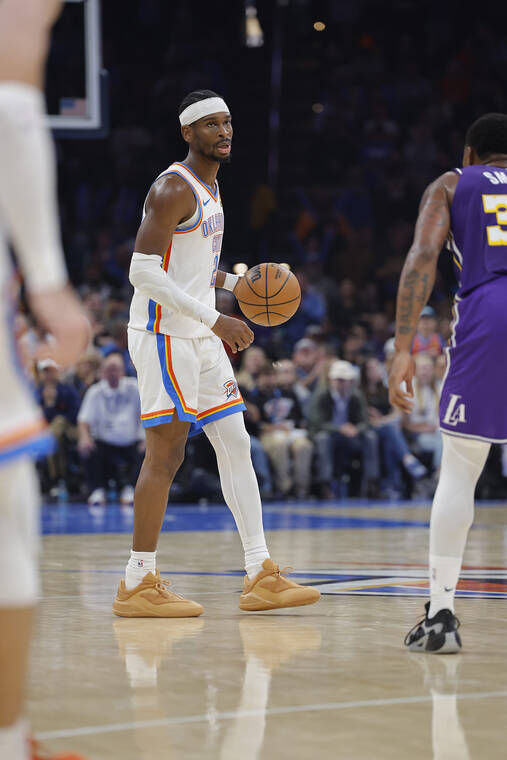 Shai Gilgeous-Alexander, Thunder get off to fast start in rout of Lakers