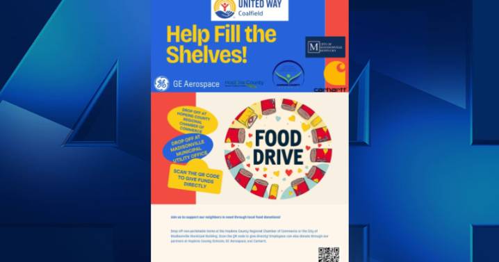 United Way of Coalfield is hosting a food drive for Hopkins County
