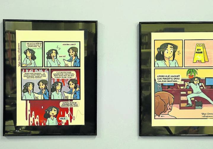 Exposición de manga e ilustración en la Biblioteca Central