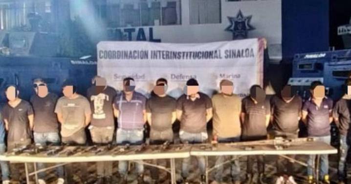 Detienen en Tijuana a 'L12', y a otros 14 generadores de violencia en Sinaloa