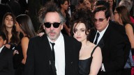 Helena Bonham Carter recalls Tim Burton was 'sketching' while she gave birth
