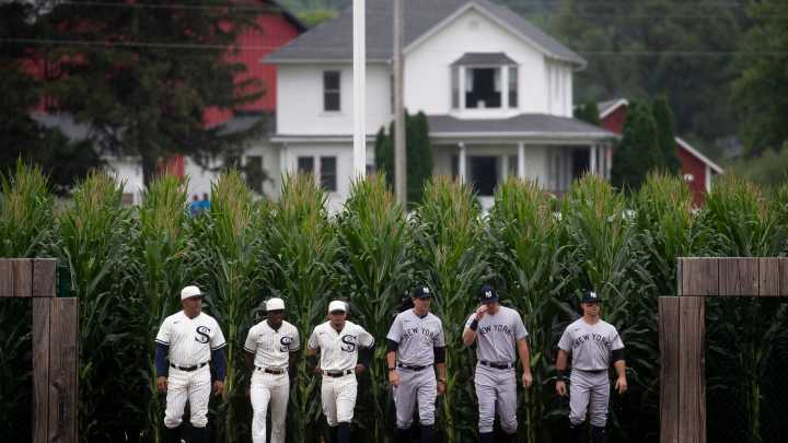 See our best photos from Field of Dreams games in Iowa