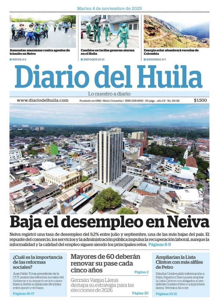 Diario del Huila 04 de noviembre de 2025