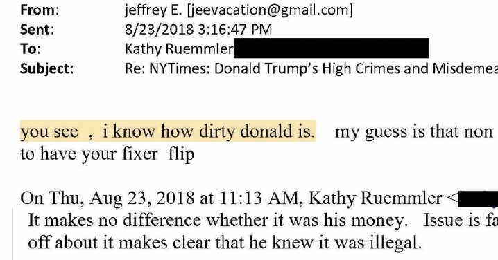 'I know how dirty Donald is': What emails show about Trump