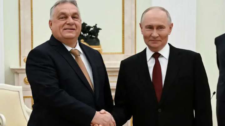 Putin recibe a Orbán en el Kremlin para hablar de Ucrania