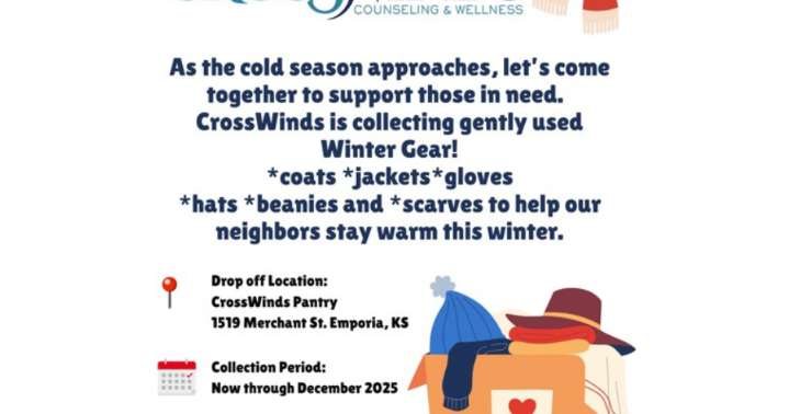 Crosswinds launches winter gear drive to aid those in need