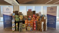 Salt Lake Valley businesses unite in gathering food donations to fill pantries at local schools