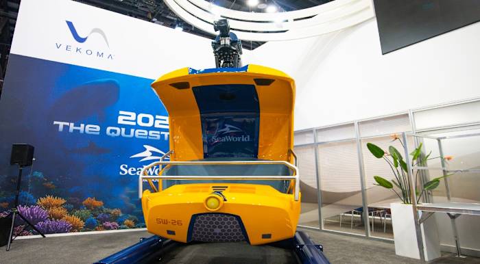 SeaWorld Orlando unveils first-of-its-kind indoor suspended dark ride