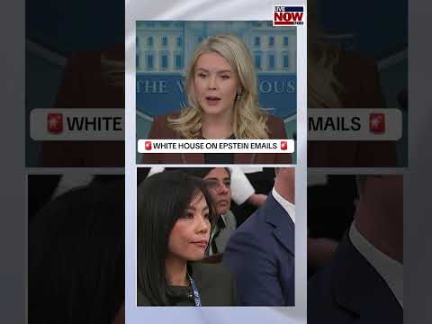 White House asked about new Epstein emails. #trump #epstein #news #breaking