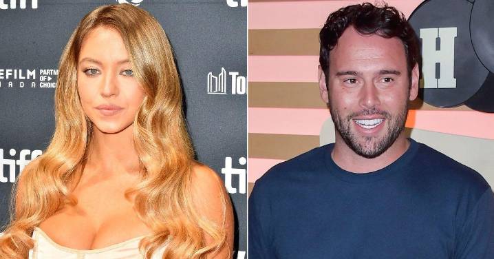 Sydney Sweeney Wears Plunging Swimsuit as She Cozies Up to Boyfriend Scooter Braun During PDA