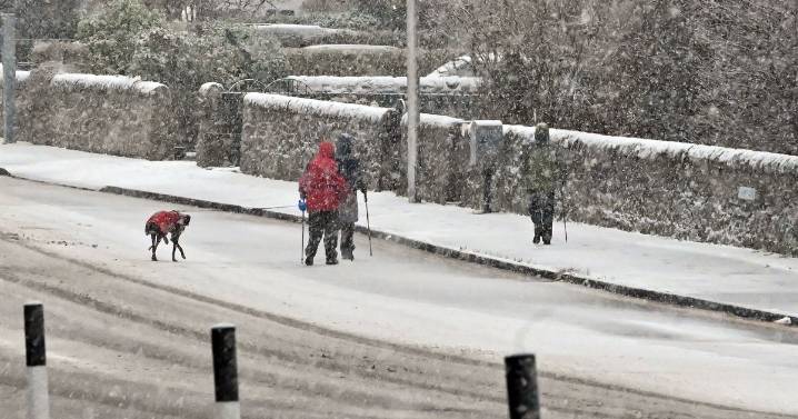 UK snow maps show England to be hit in hours - full list of counties affected