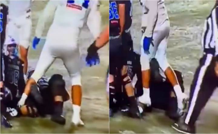 Jugador del Tec de Monterrey pisa intencionalmente a rival en pleno partido de la ONEFA