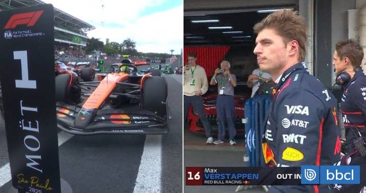 Qualy del GP de Brasil: Norris gana ’pole’ y Red Bull avergüenza a un Verstappen que no superó la Q1