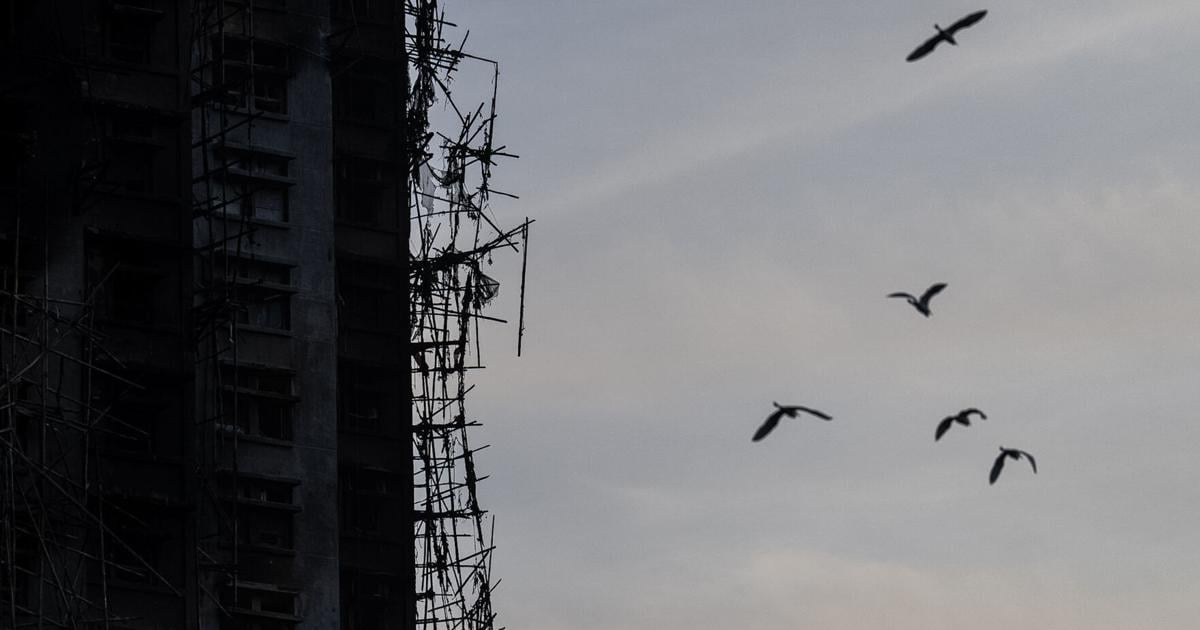 Bamboo scaffolding helped build Hong Kong's skyline, but a deadly fire may hasten its end