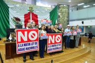 Diputados locales piden al Congreso de la Unión, rechazar la Ley Nacional de Aguas