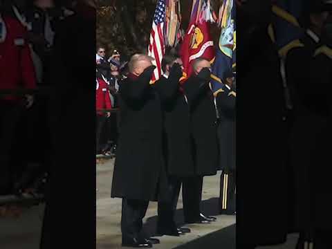 President Trump and JD Vance Attend Veteran's Day Wreath