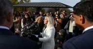 Marjorie Taylor Greene speaks at press conference with Epstein victims